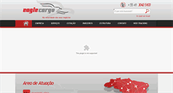 Desktop Screenshot of eaglecargo.com.br
