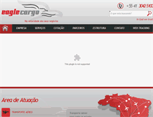 Tablet Screenshot of eaglecargo.com.br